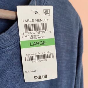 American Rag Table Henley long sleeve.